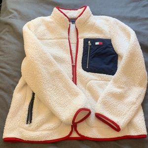 Tommy Hilfiger zip up jacket size large lightly worn